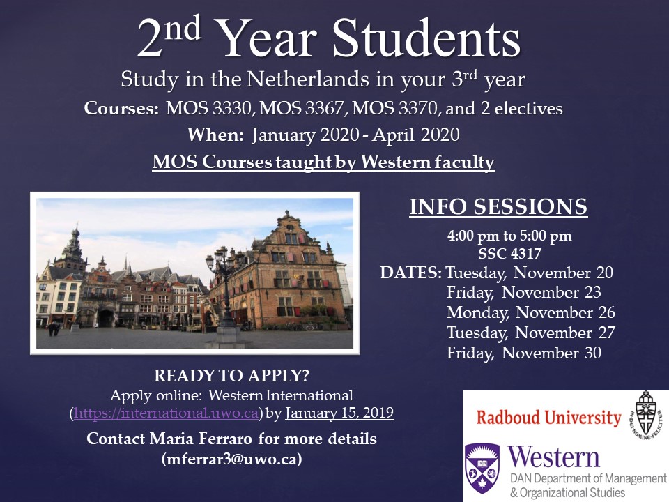 MOS in the Netherlands---info-sessions