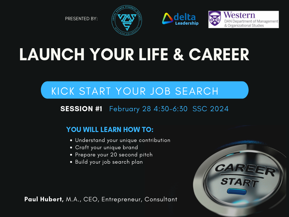 Kick Start your Job Search Guest Speaker February 28