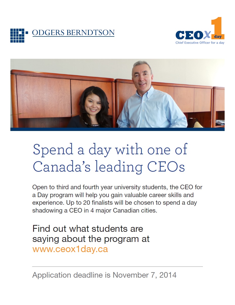 CEO for a Day poster