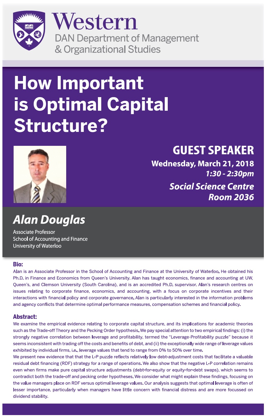 Alan Douglas, Guest Speaker March 21 at 1:30