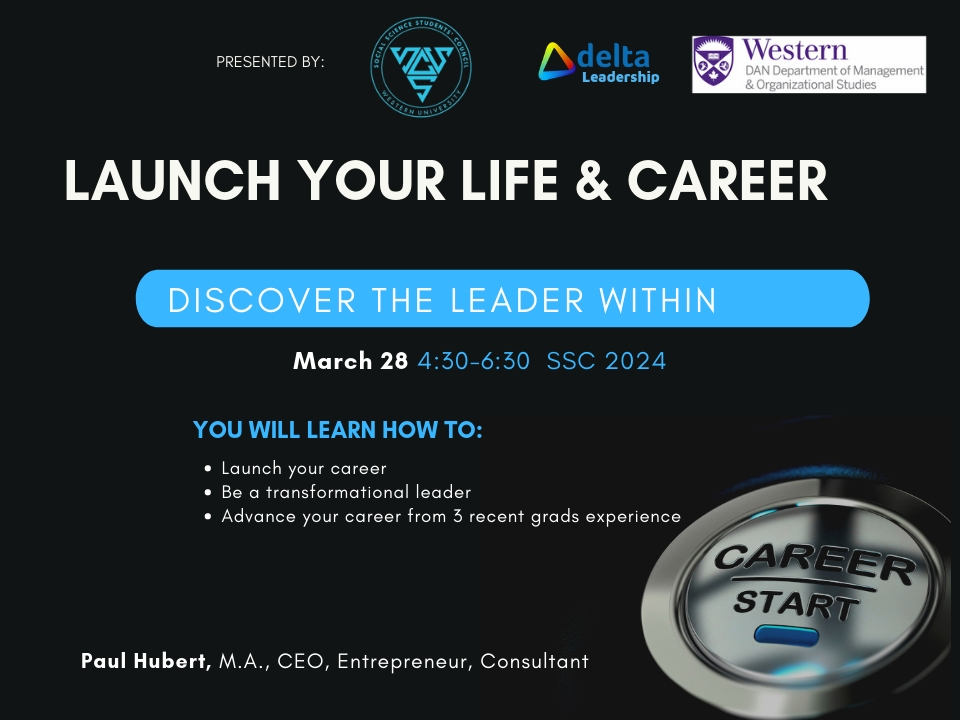 Third session in the Launch your Life & Career series